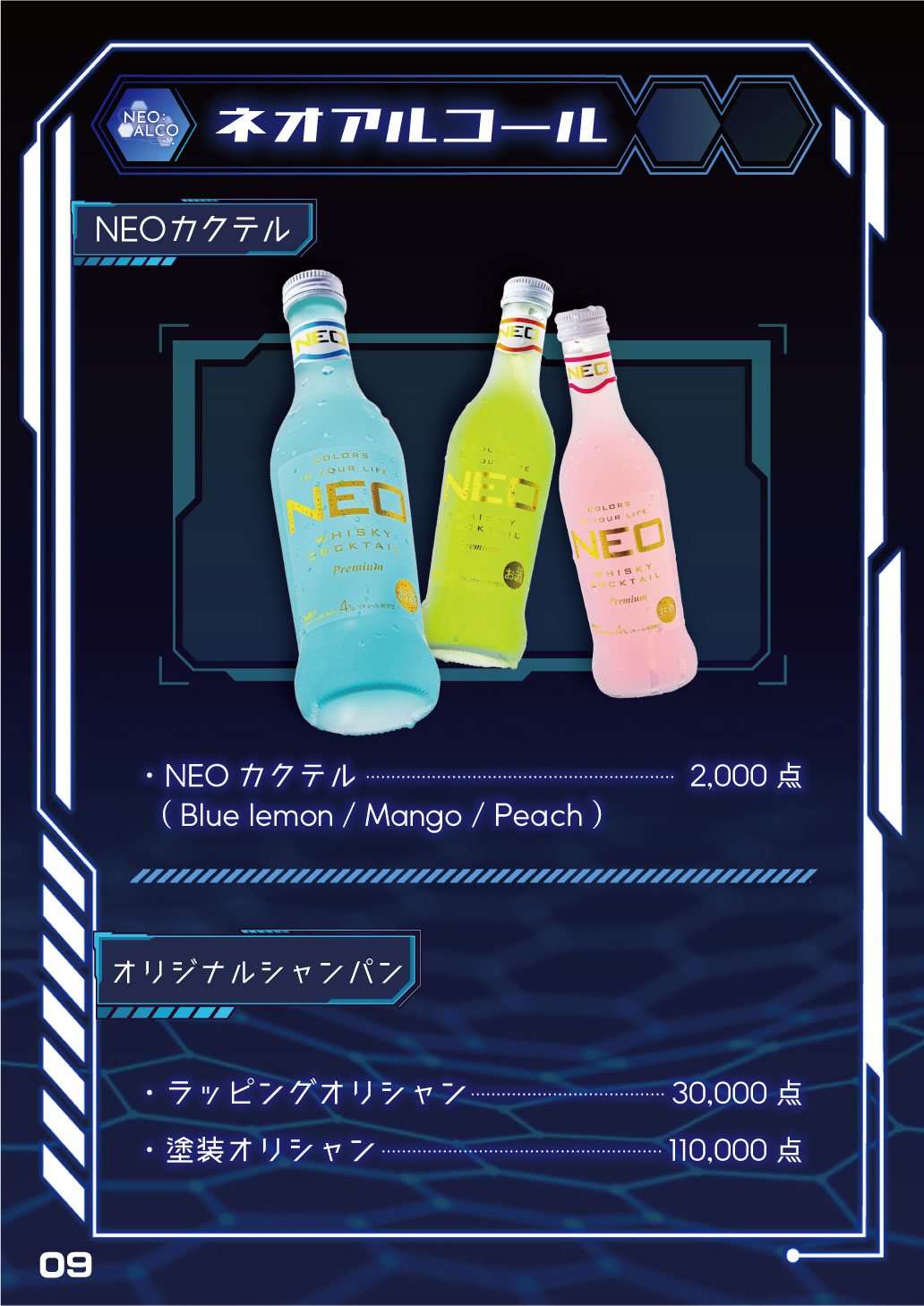 NEO:ALCOHOLICのシステム1